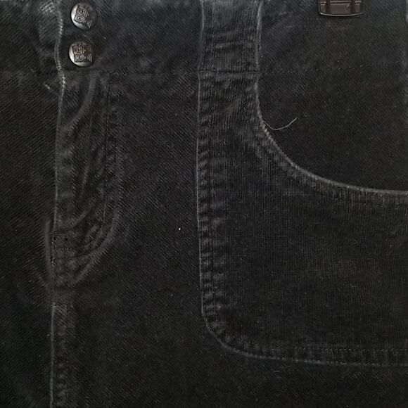 PLUGG BLACK CORDUROY SKIRT- SZ 11 - Picture 3 of 8